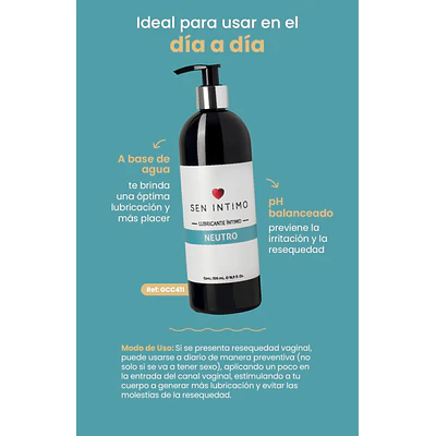 LUBRICANTE INTIMO SEN NEUTRO X 500ML