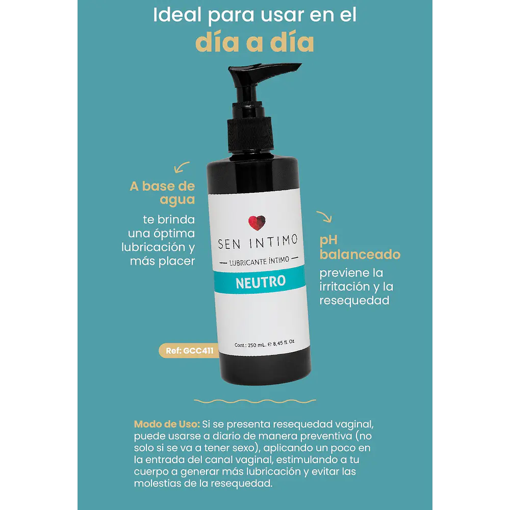 LUBRICANTE NEUTRO SEN X 250 ML