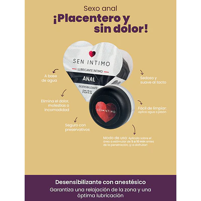 LUBRICANTE ANAL SEN CORAZÓN X 10ML