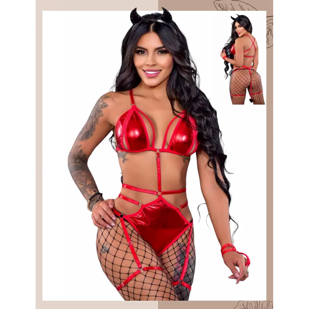 TRAJE DE DIABLA SEXY