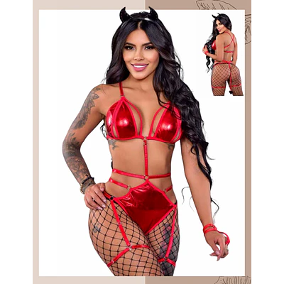 TRAJE DE DIABLA SEXY