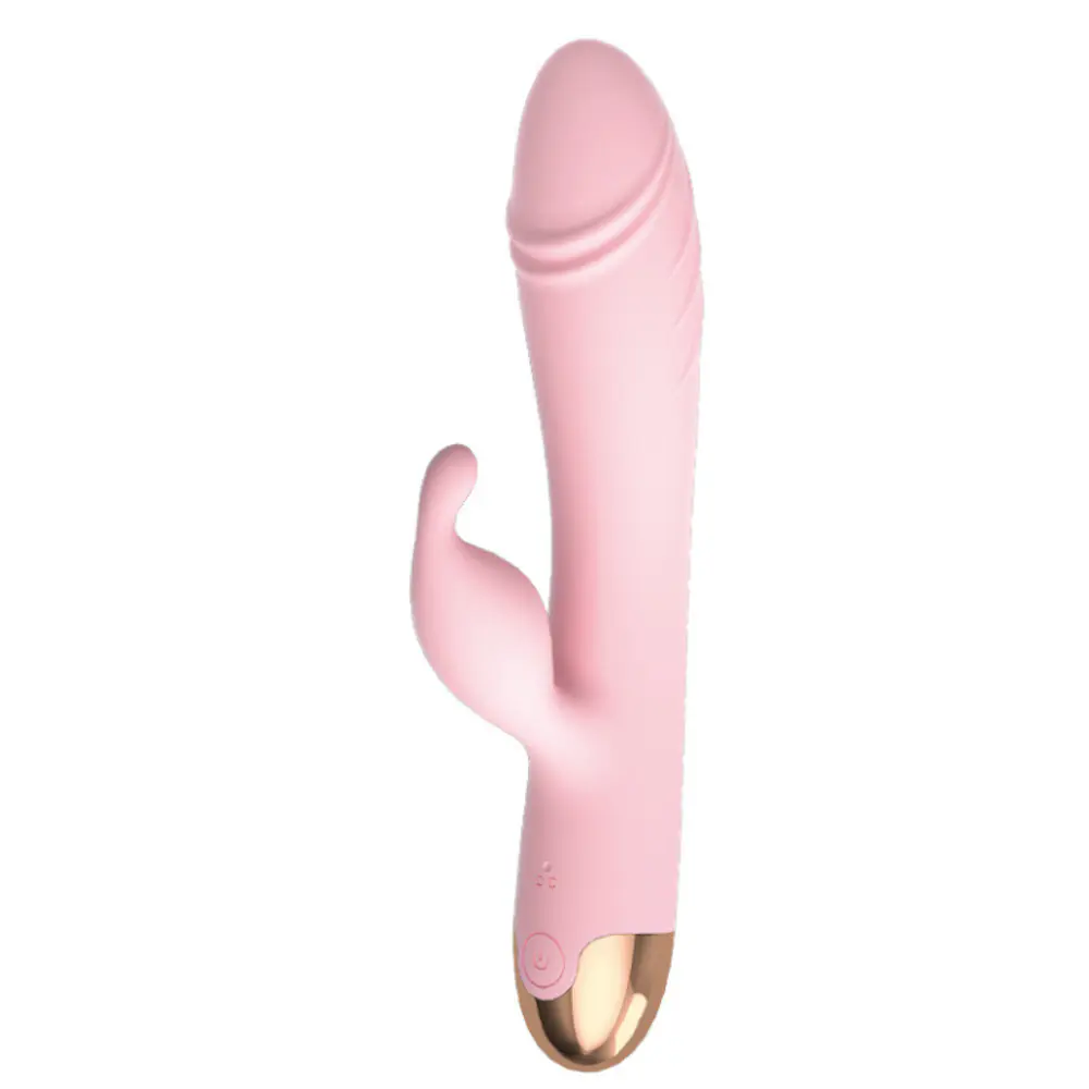 VIBRADOR CON ROTACION Y ESTIMULACION CLITORIAL 