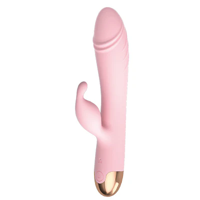 VIBRADOR CON ROTACION Y ESTIMULACION CLITORIAL 