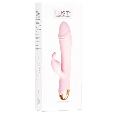 VIBRADOR CON ROTACION Y ESTIMULACION CLITORIAL 
