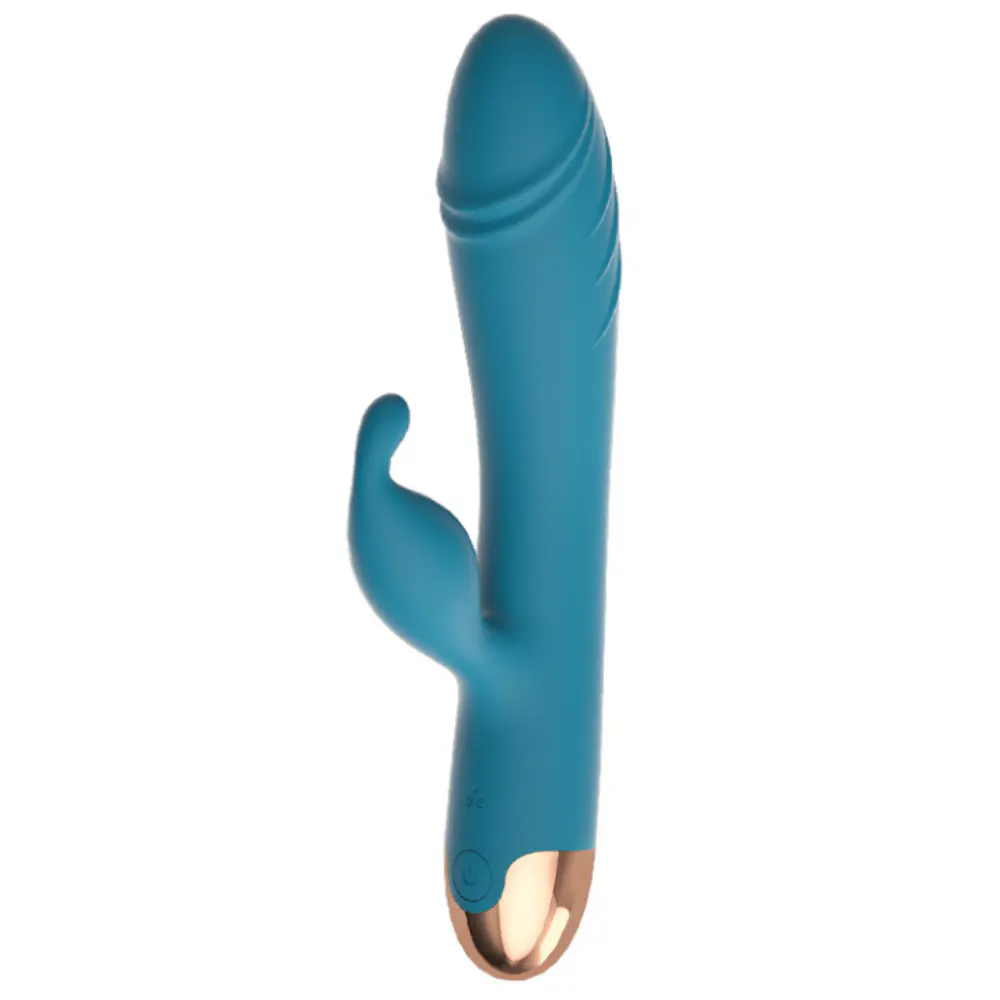 VIBRADOR CON ROTACION Y ESTIMULACION CLITORIAL 