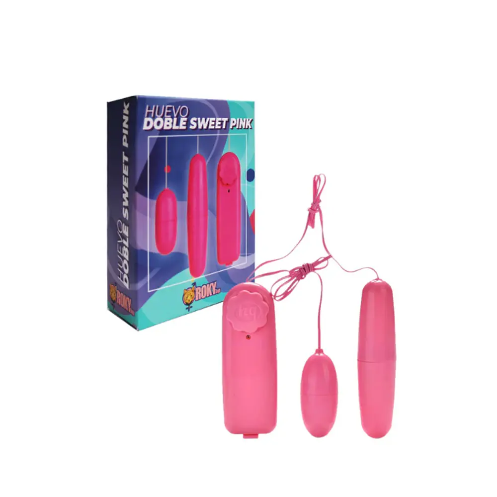 HUEVO VIBRADOR DOBLE SWEET PINK