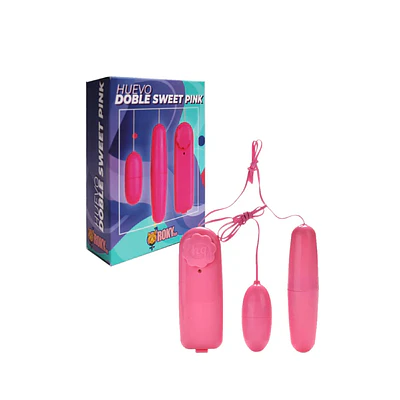 HUEVO VIBRADOR DOBLE SWEET PINK