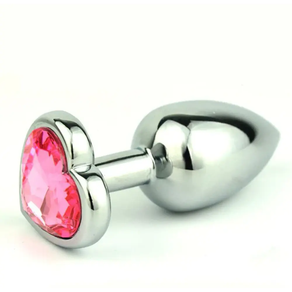 PLUG METALIZADO CORAZON TALLA S 