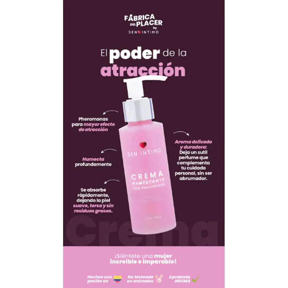 CREMA CON PHEROMONAS