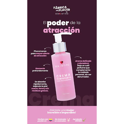 CREMA CON PHEROMONAS