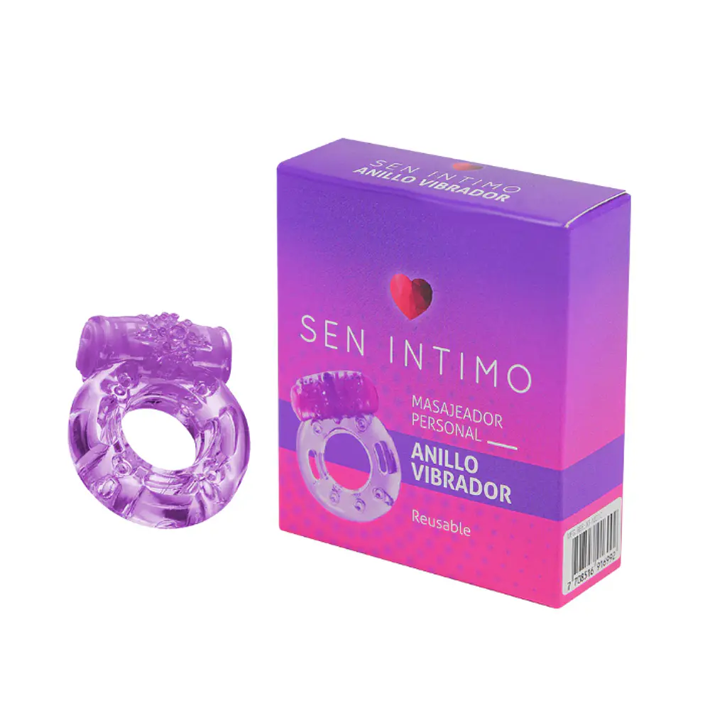 ANILLO VIBRADOR MARCA SEN INTIMO 