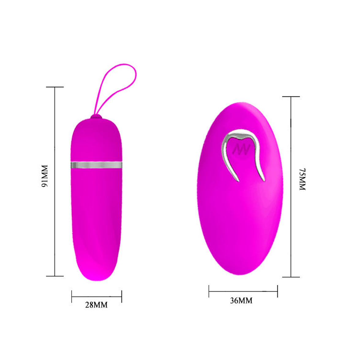 Vibrador Debby c/ Comando 5
