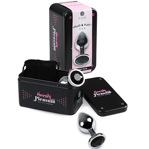 SECRETPLAY ANAL PLUG BLACK S