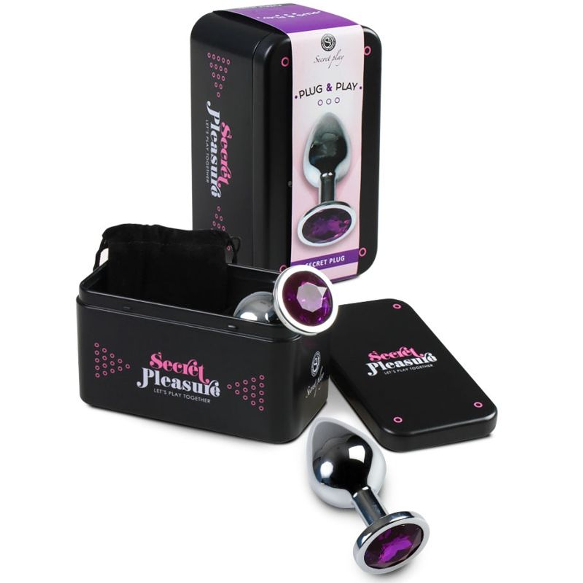 SECRETPLAY ANAL PLUG ROXO S 1