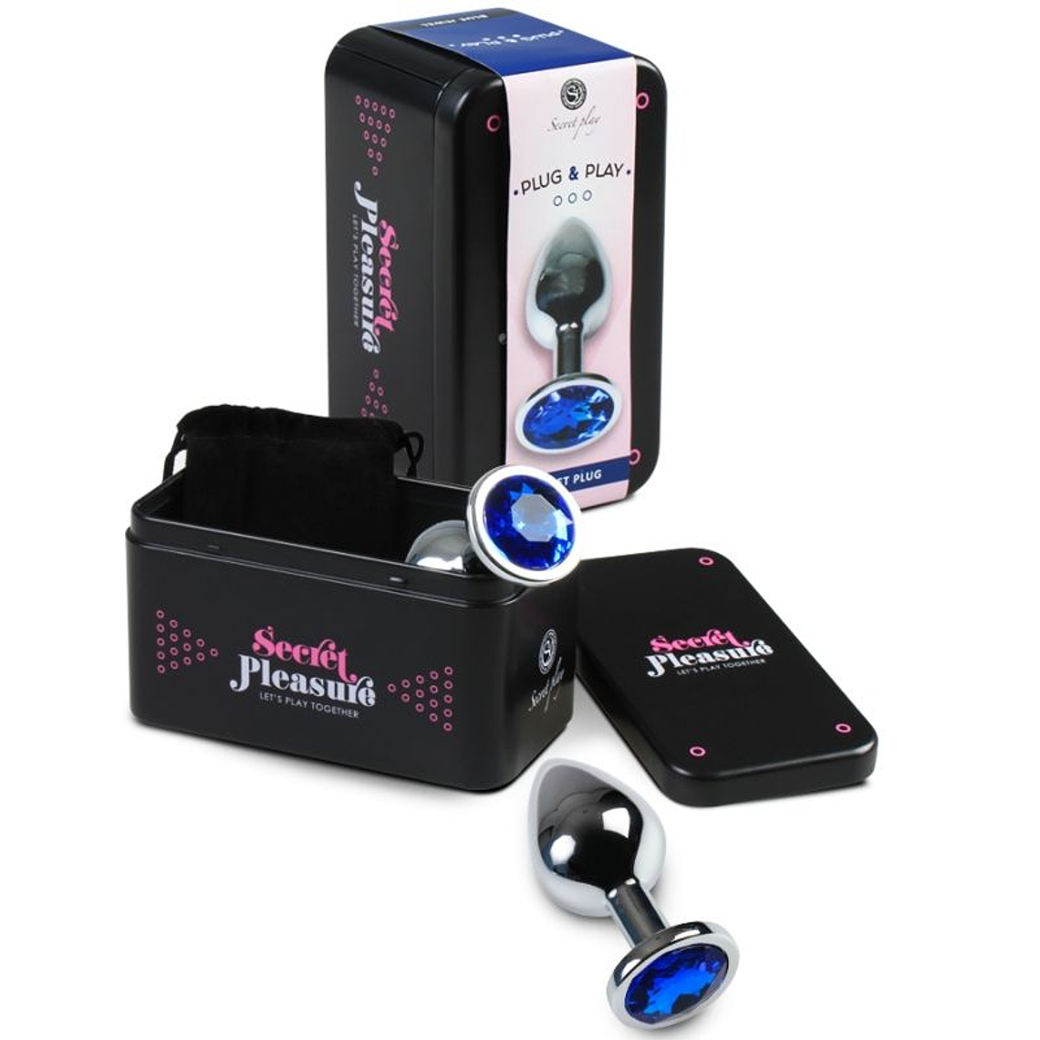 SECRETPLAY ANAL PLUG AZUL S 1