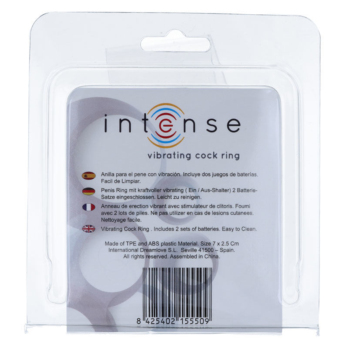 COCKRING SILICONE CLEAR 9