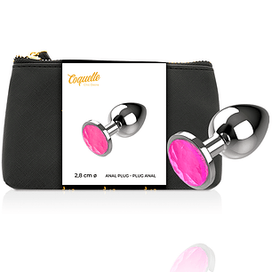 PLUG ANAL METAL S PINK 2.7X 8CM