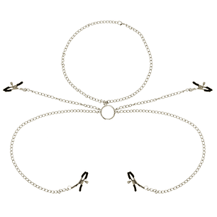 PINÇAS DE BICOS COM COLAR DE CORRENTE