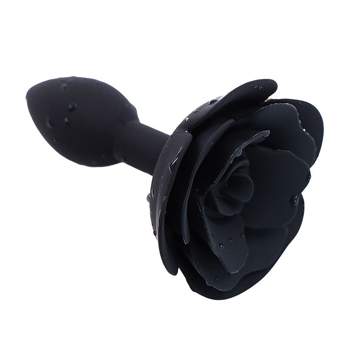 PLUGUE DE SILICONE FETISH ROSE - PRETO 1