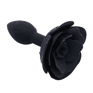 PLUGUE DE SILICONE FETISH ROSE - PRETO