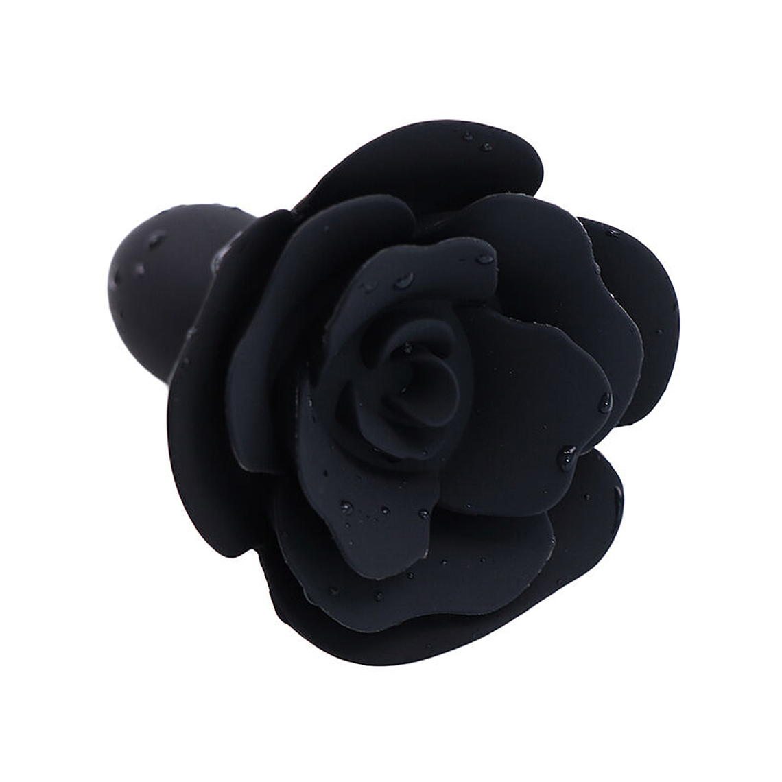 PLUGUE DE SILICONE FETISH ROSE - PRETO 2