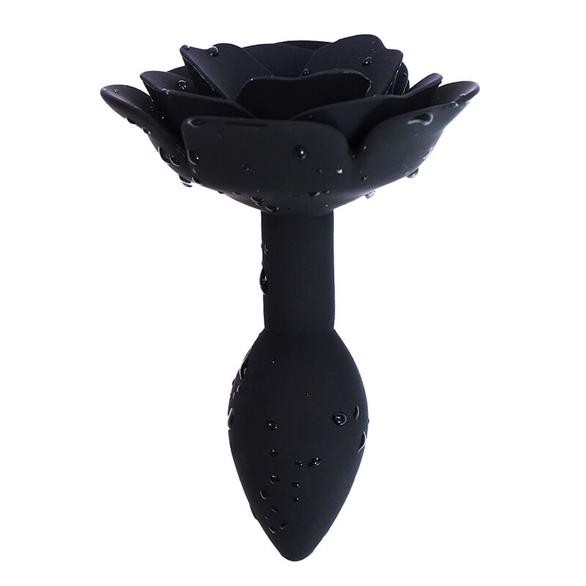 PLUGUE DE SILICONE FETISH ROSE - PRETO 3
