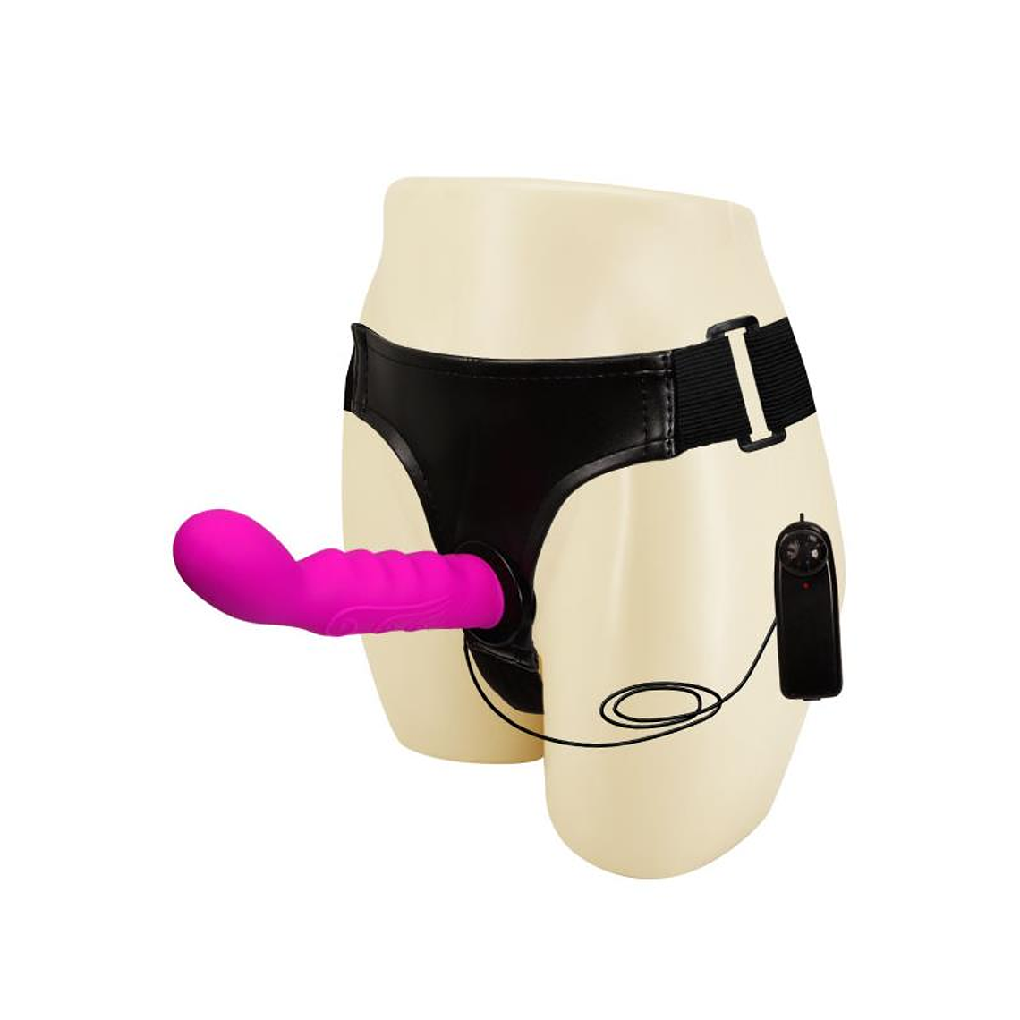 ARNÊS BAILE COM VIBRADOR ROXO  2