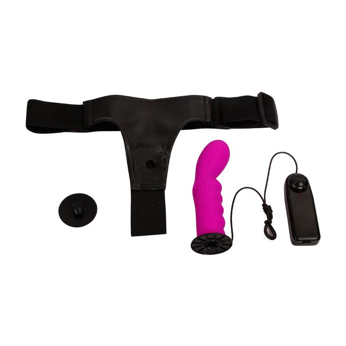 ARNÊS BAILE COM VIBRADOR ROXO  5