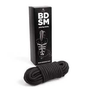 BONDAGE ROPE 10 M PRETO