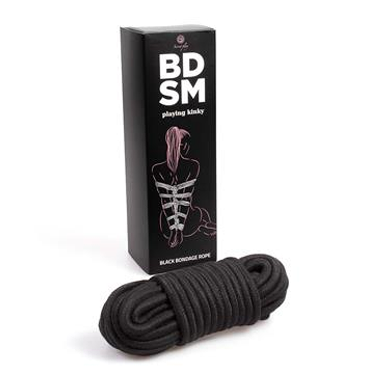 BONDAGE ROPE 10 M PRETO 1