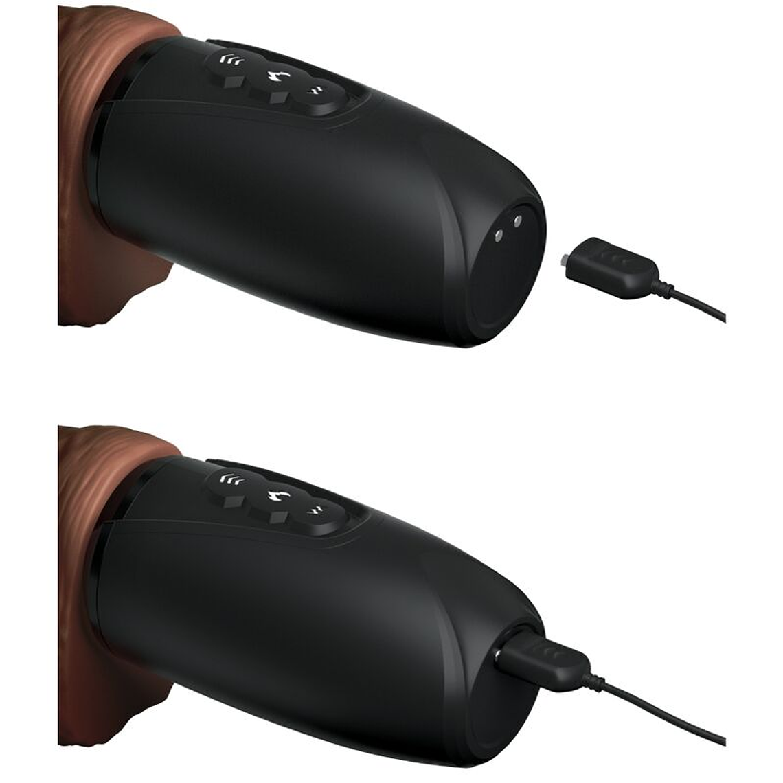 KING COCK PLUS TRIPLE THREAT - TOM DE PELE MARROM 9