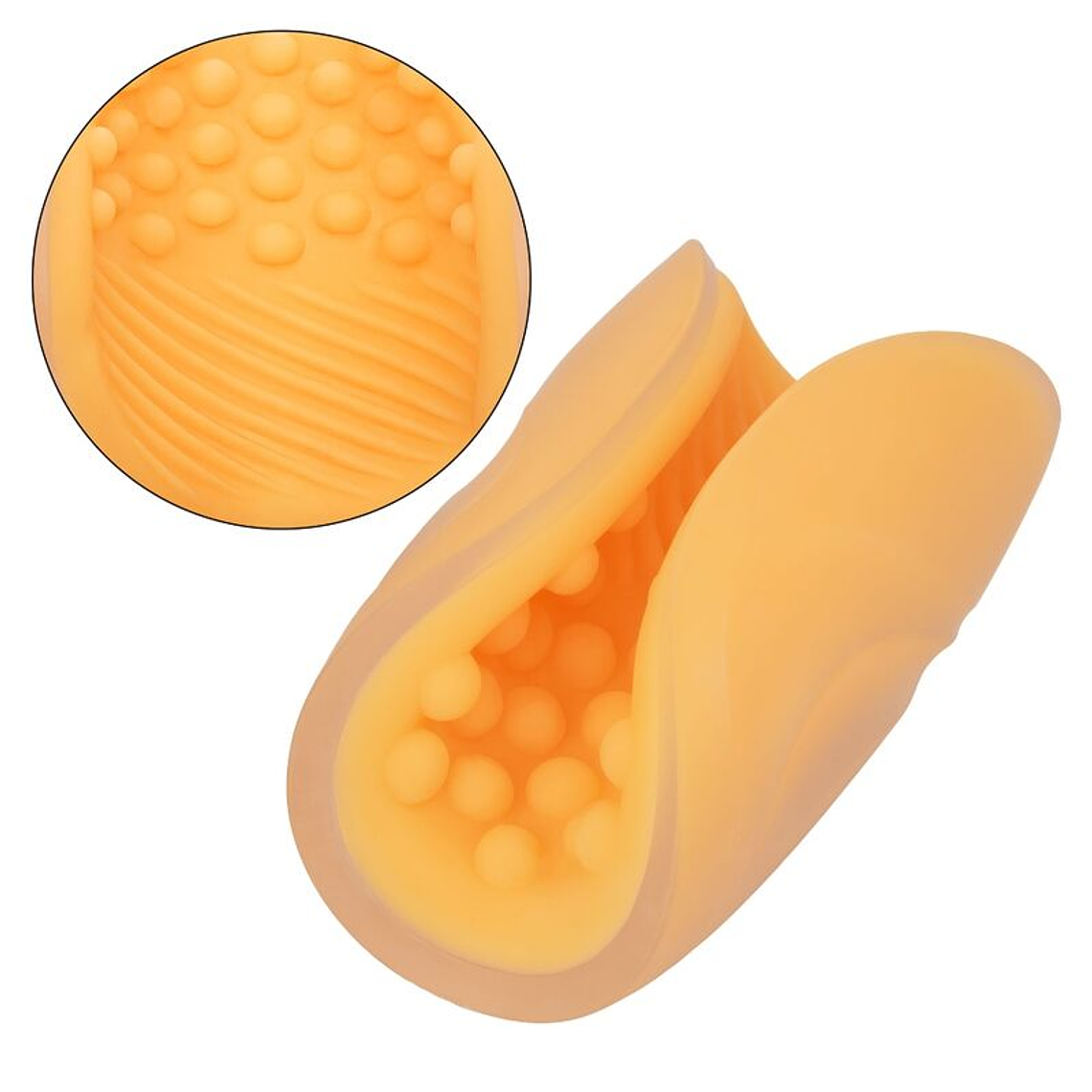 MASTURBADOR CALEX GRIP - LARANJA 2