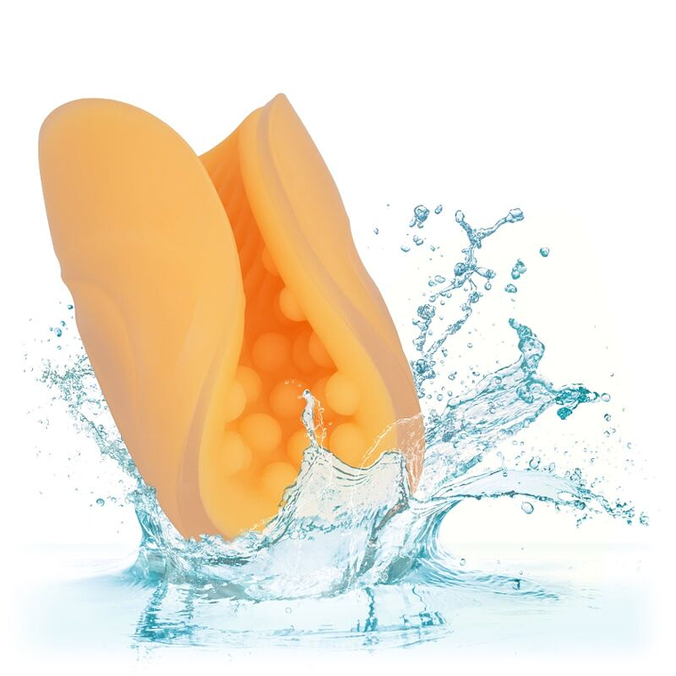 MASTURBADOR CALEX GRIP - LARANJA 4