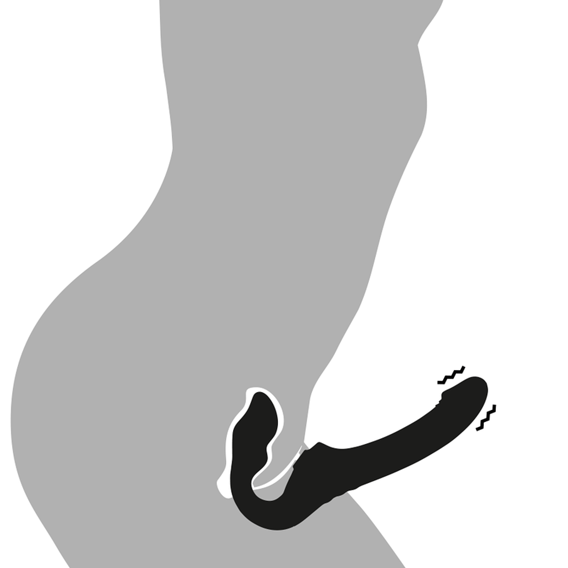 IBIZA REMOTE CONTROL STRAPLESS VIBRATOR  5