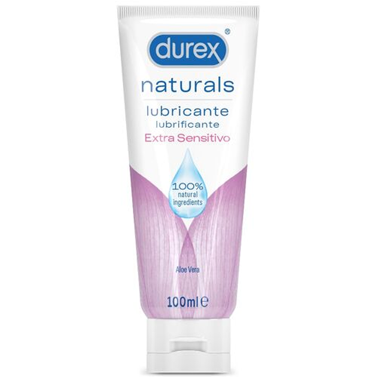 LUBRIFICANTE DUREX NATURALS -  EXTRA SENSÍVEL  100 ML 1