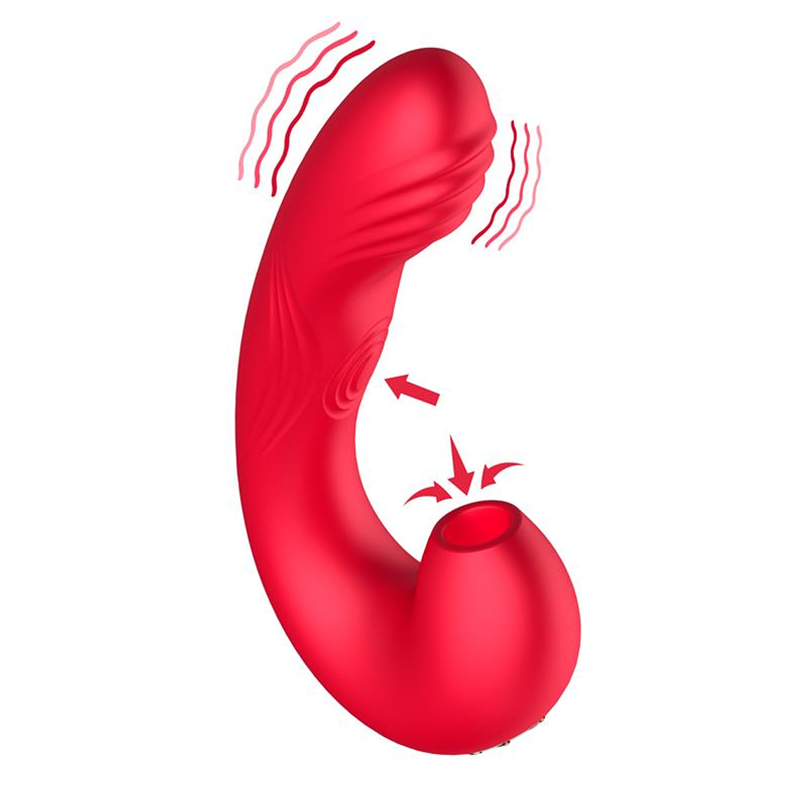 VIBRADOR SHIVA COM SUCÇÃO E PULSAÇÃO 1