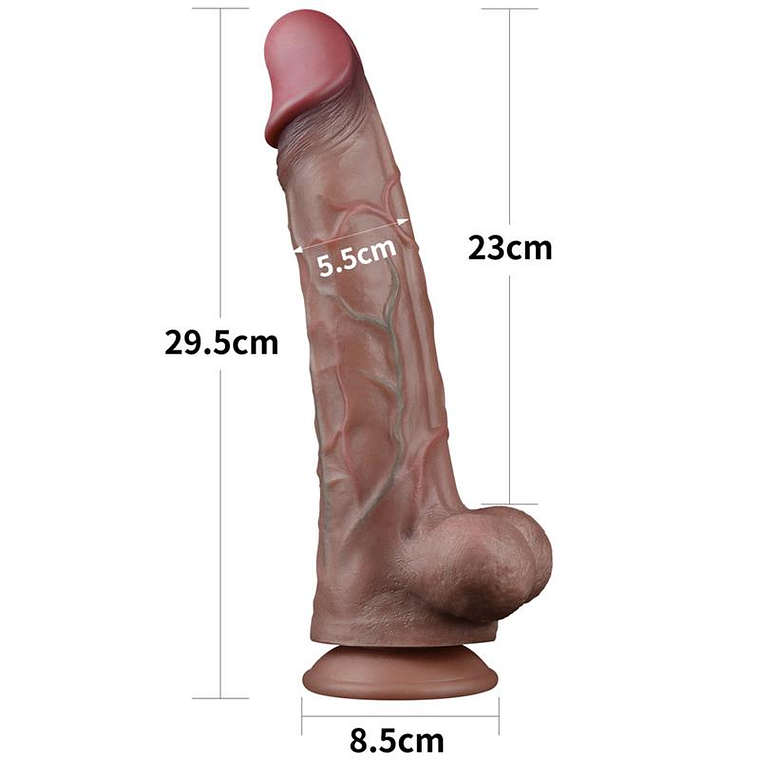LOVETOY DILDO REALISTA 29 CM 8
