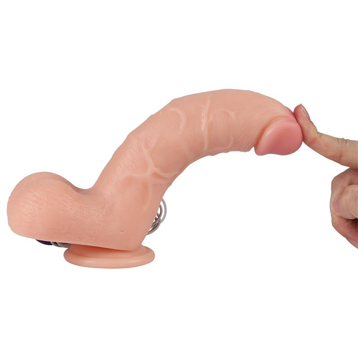 SHEQU VIBRADOR REALISTA CONTROL REMOTO ADAM 21 CM 2