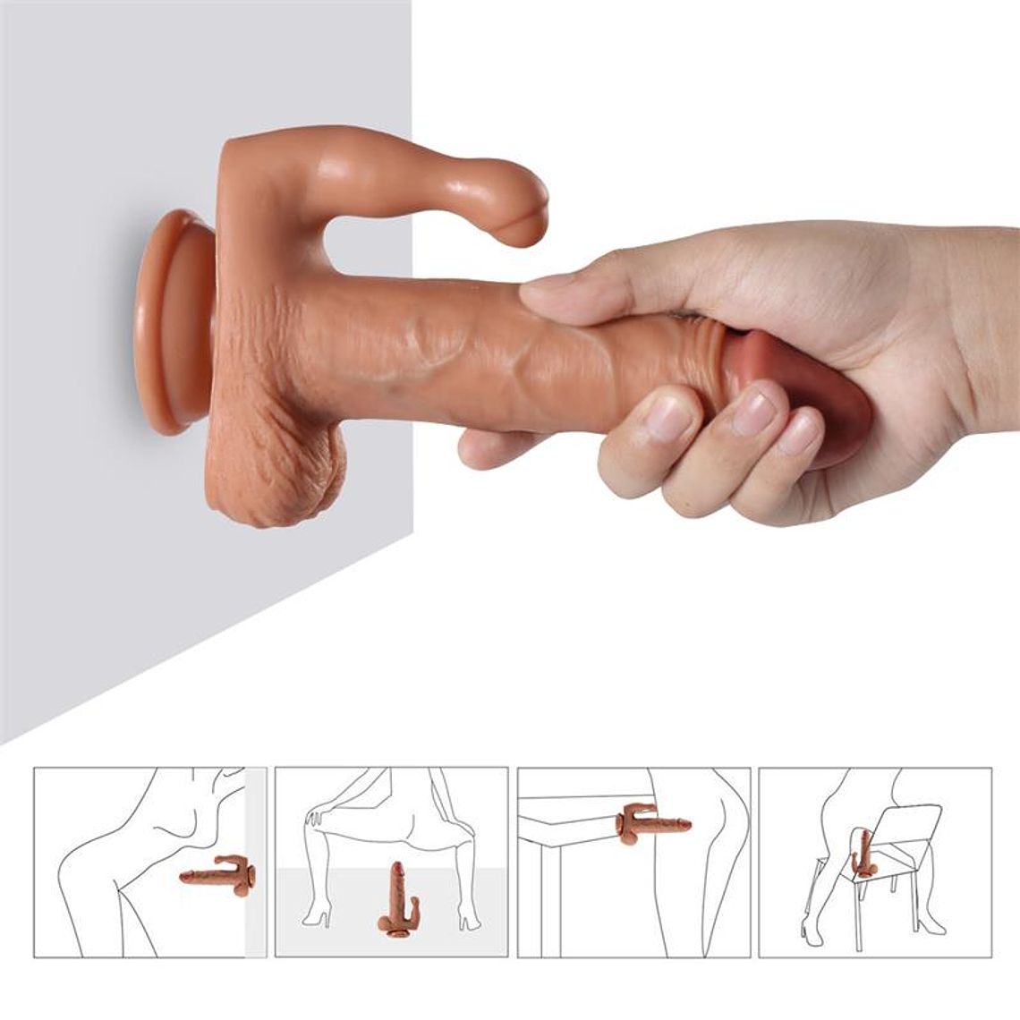 SHEQU BRODY DILDO COM VIBRAÇÃO 6