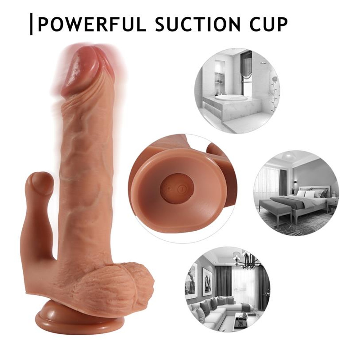 SHEQU BRODY DILDO COM VIBRAÇÃO 8