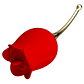 ROSE LOVER STIMULATOR COM VIBRAÇÃO E LAMBIDA - Thumbnail 6