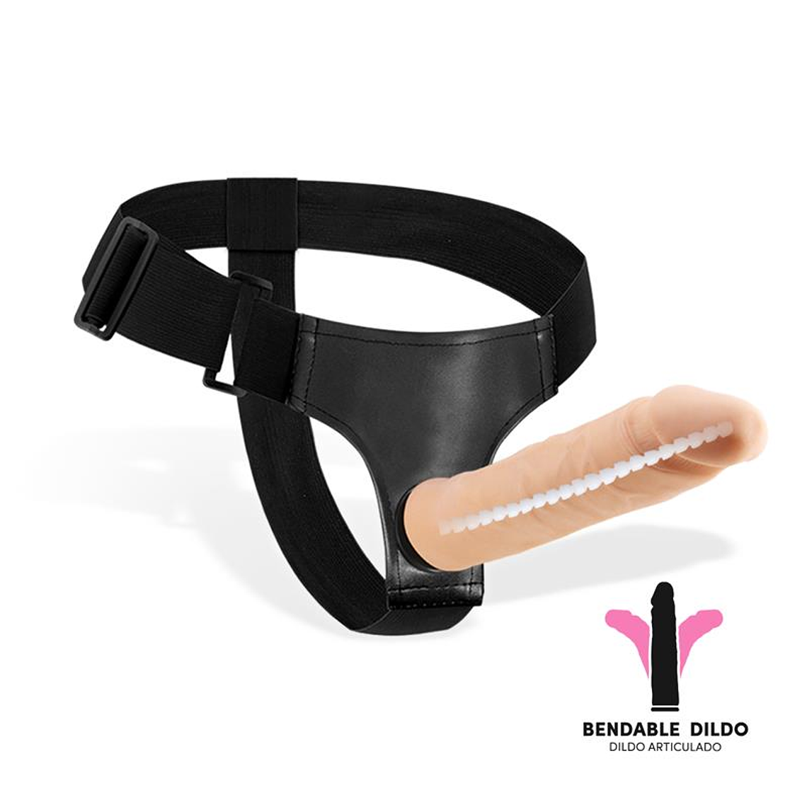 ARNÊS MAGTO COM VIBRADOR REALISTA ARTICULADO 2