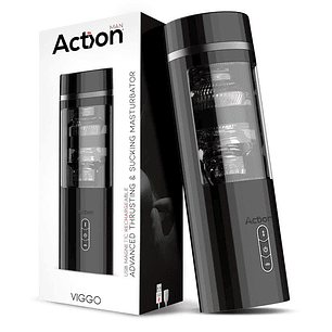 ACTION VIGGO ADVANCED MASTURBADOR UP&DOWN E SUCÇÃO