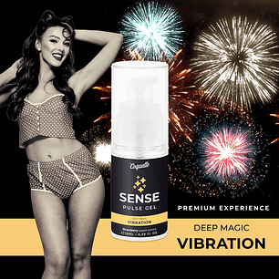 PULSE GEL MORANGO VIBRAÇÃO PREMIUM 15 ML