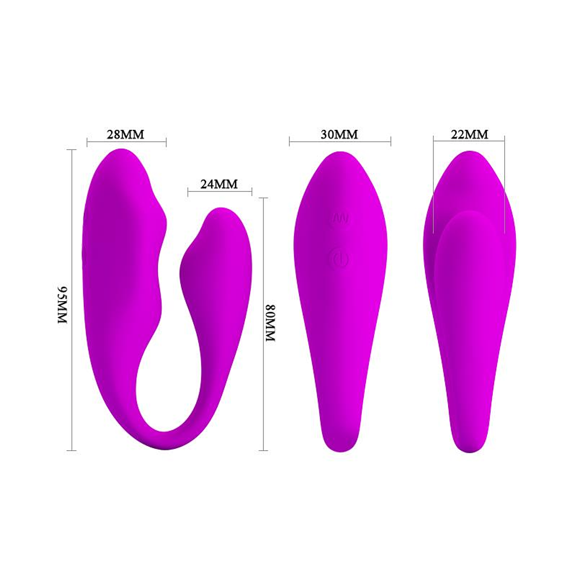 VIBRADOR PARA CASAIS BERNIE CL40 6