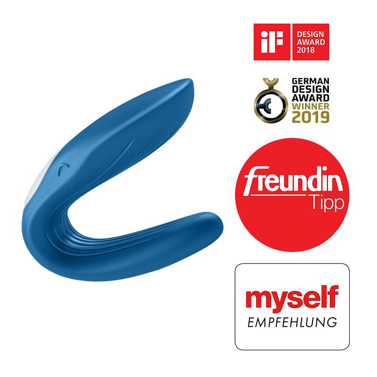 VIBRADOR SATISFYER PARA CASAIS  DOUBLE WHALE 8