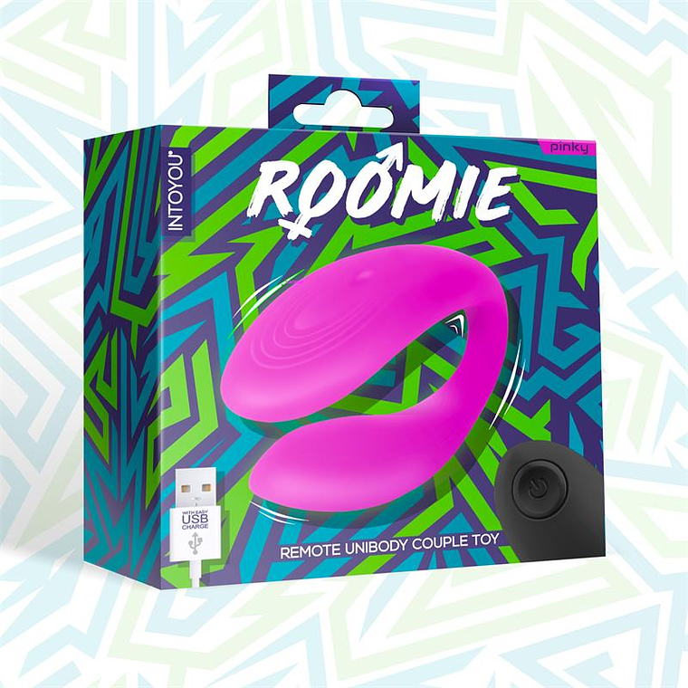 ROOMIE VIBRADOR PARA CASAIS - CONTROLE REMOTO USB 2
