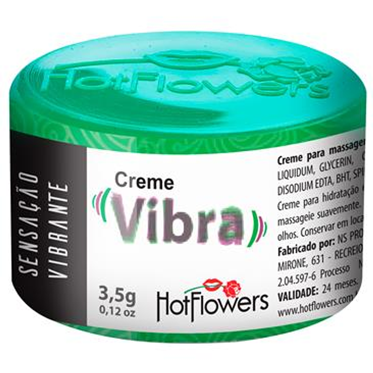 HOT FLOWERS VIBRATION SENSATION CREME ESTIMULANTE 1