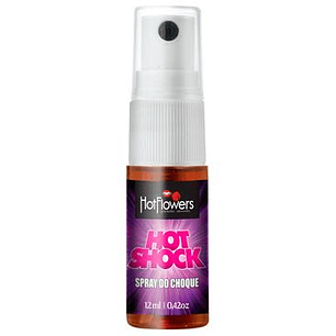 HOT FLOWERS SPRAY VIBRATÓRIO DE CHOQUE QUENTE 12 ML
