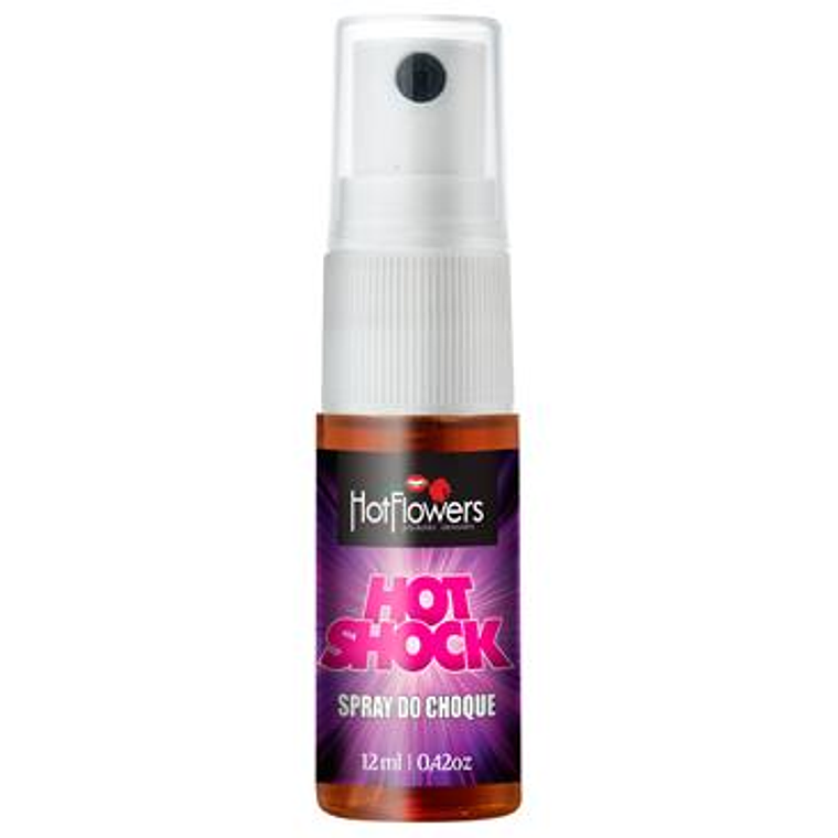 HOT FLOWERS SPRAY VIBRATÓRIO DE CHOQUE QUENTE 12 ML 1